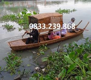 Thuyền gỗ câu cá, Thuyền gỗ chụp ảnh, Thuyền gỗ trang trí