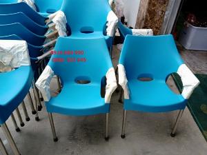 Nội thất anh khoa cần thanh lý gấp 300 ghế vi sa màu xanh inox 304