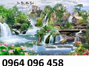 Tranh gạch 3d phong thủy phòng khách - SZ21
