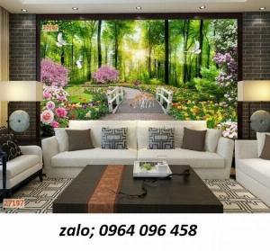 Tranh gạch 3d phong cảnh đẹp - 9322SM