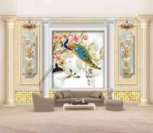 Tranh gạch 3d phòng khách - 5222SM