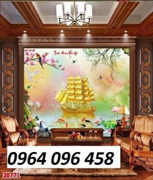 Tranh gạch 3d thuyền buồm - JCX322