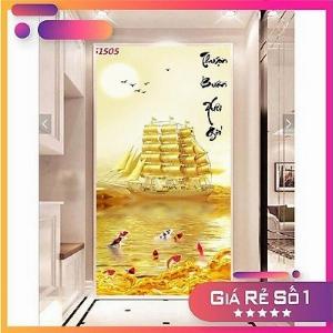 Tranh gạch 3d thuyền buồm - JCX322