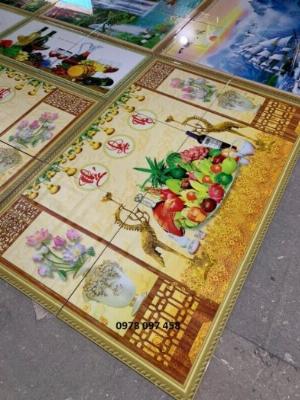 Phòng thờ - tranh gạch men đẹp