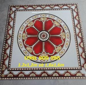 Gạch thảm hoa đỏ - thảm trang trí
