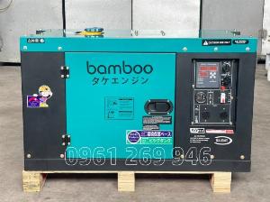 Máy phát điện 6Kw chạy dầu Bamboo 7800ET có tay đề cót