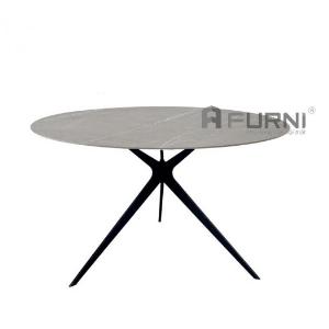 Bàn trà mặt đá phiến chân sắt sơn tĩnh điện cho nhà phố căn hộ hiện đại TS0958-07E