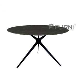 Bàn trà mặt đá phiến chân sắt sơn tĩnh điện cho nhà phố căn hộ hiện đại TS0958-07E