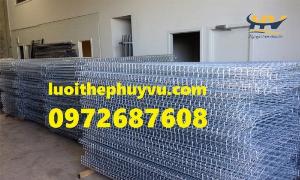 Lưới hàng rào mạ kẽm, hàng rào thép, lưới thép hàng rào tại Long An