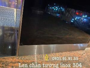 Nẹp len chân tường bằng inox 304