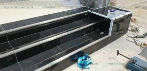 Nẹp chống trơn trượt bậc cầu thang bằng inox 304