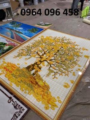 Tranh gạch 3d cây kim tiền - 0322SP