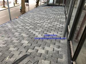 Ngói bitum phủ đá thi công trên nền bê tông