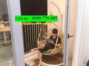 Mẫu ghế xích đu mây thật đẹp