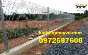 Hàng rào kẽm, lưới thép hàng rào mạ kẽm nhúng nóng D5, D6 A50*150, A50*200