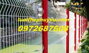 Hàng rào lưới thép, hàng rào mạ kẽm sơn tĩnh điên D4, D5 ô 50*150 tại Bạc Liêu