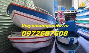 Xuồng composite, vỏ lãi composite, thuyền composite chèo tay, xuồng gắn máy tại Bình Phước