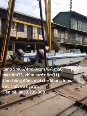 CANO – 6 NGƯỜI+ MÁY YAMAHA 40HP (2 THI)