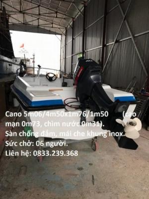 CANO – 6 NGƯỜI+ MÁY YAMAHA 40HP (2 THI)