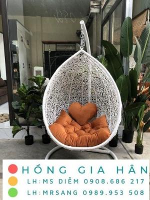 Xích đu thư giãn mây nhựa Tp.HCM Hồng Gia Hân X0806