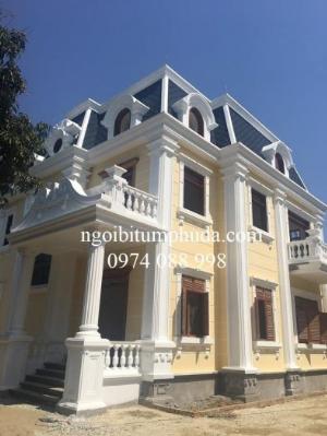Cung cấp thi công ngói dán mái bê tông bitum phủ đá màu