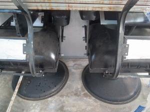 2 Ghế cắt tóc nam màu đen
