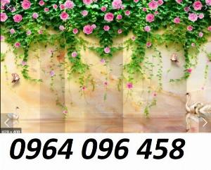 Mẫu tranh gạch 3d hoa hồng leo - SZ111