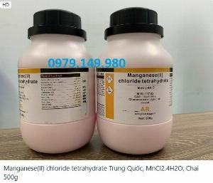 Manganese (II) chloride tetrahydrate, MnCl2.4H2O chai 500g