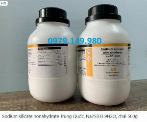 Sodium silicate nonahydrate , Na2SiO3.9H2O chai 500g