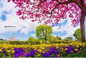 Tranh gạch 3d phong cảnh đẹp - FAX22