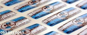 Xưởng sản xuất logo tem nổi, in tem nổi , tem phủ keo, giao hàng toàn quốc