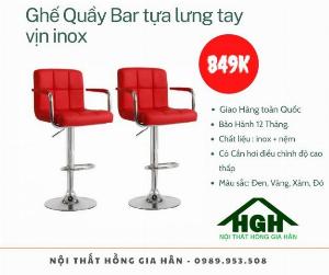 Ghế quầy Bar Tp.HCM Hồng Gia Hân G0807