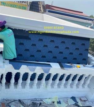Ngói bitum phủ đá phù hợp cho mọi loại công trình