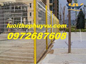 Hàng rào mạ kẽm, lưới hàng rào, sản xuất hàng rào lưới thép theo yêu cầu tại Lâm Đồng