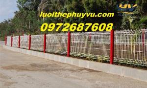 Nhận sản xuất hàng rào lưới thép mạ kẽm D4, D5, D6 theo yêu cầu tại Bến Tre