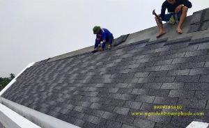 Ngói bitum phủ đá đẹp cho mái nhà