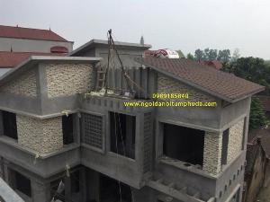 Ngói bitum phủ đá đẹp cho mái nhà