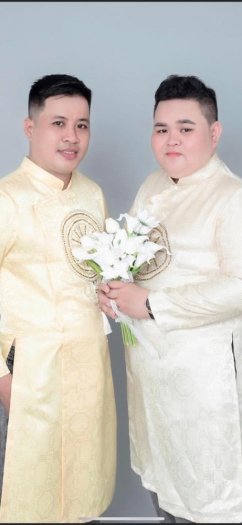 Áo dàu cưới nam Tròn Xinh