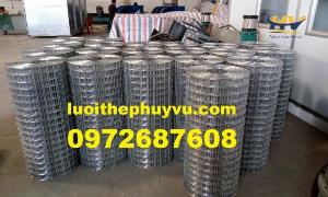 Gía lưới thép mạ kẽm ô vuông, lưới thép hàn mạ kẽm dày 3mm tại TP HCM