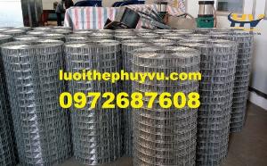 Lưới Thép Hàn Mạ Kẽm D2, D2,5, D3, D4 Mắt 25X25, 30X30, 50X50