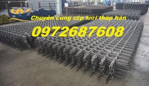 Lưới thép hàn mạ kẽm, lưới thép ô vuông dây 2ly, 3ly mắt 50*50