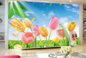 Tranh phong cảnh thiên nhiên tranh gạch 3d ốp tường - 733SN