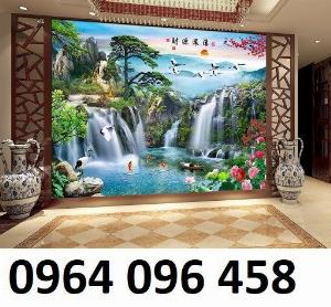 Tranh phong cảnh phong thủy gạch 3d - GDX33