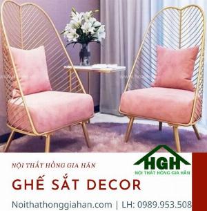 Bộ bàn ghế sắt Decor Tp.HCM Hồng Gia Hân G0908