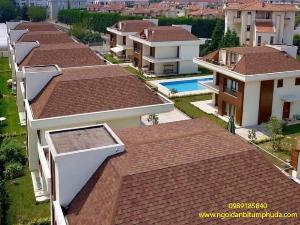 Ngói bitum phủ đá dành cho mái biệt thự
