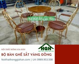 Bàn ghế sắt sân vườn Tp.HCM Hồng Gia Hân G0927