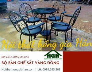 Bàn ghế sắt sân vườn Tp.HCM Hồng Gia Hân G0928