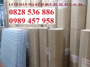 Chuyên Lưới trát tường 10x10, Lưới chống nứt 6x12, Lưới mạ kẽm 1ly, 1,5ly ô 15x15, 20x20