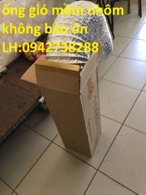Bán ống gió mềm nhôm không bảo ôn dùng trong hệ thống điều hòa không khí.