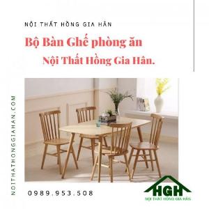 Bộ bàn ghế phòng ăn Tp.HCM Hồng Gia Hân B0910